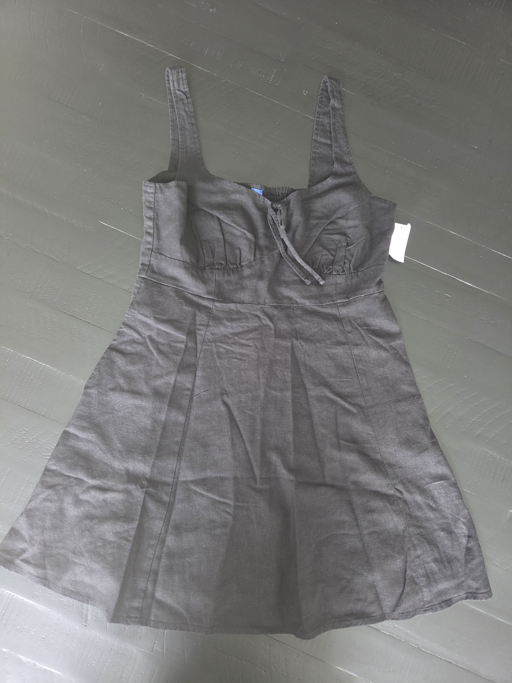 Old Navy Black Sleeveless Fit-and-Flare Mini Dress